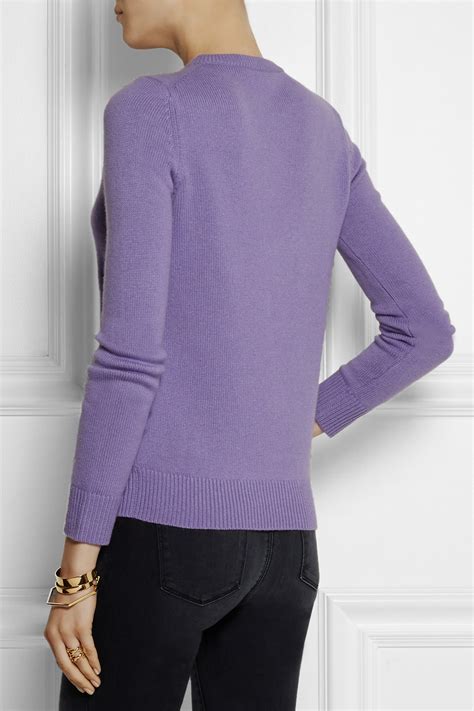 Michael Kors Cashmere Sweater In Purple Lyst