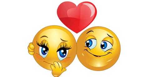 Smileys In Love Symbols And Emoticons