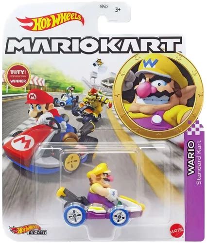 Wario Standard Kart Mario Kart Hot Wheels Nintendo Bros