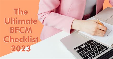 The Ultimate Bfcm Checklist 2023stand Out From The Crowd — Melusine