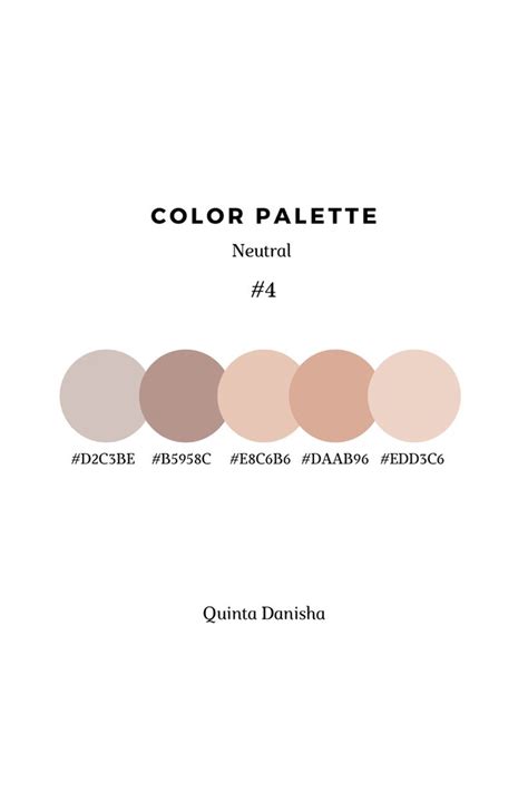 Color Palette Neutral Kleurencombies Kleurenschema S Kleur Pallets