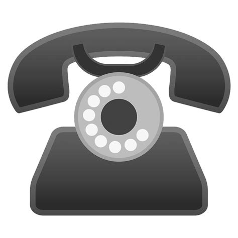 Telephone emoji clipart. Free download transparent .PNG | Creazilla png image