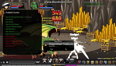 Aqw How To Get Dragonslayer Trophy Fast Youtube
