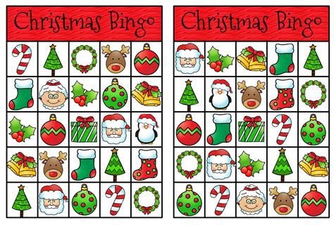 6 Best Printable Christmas Bingo Cards
