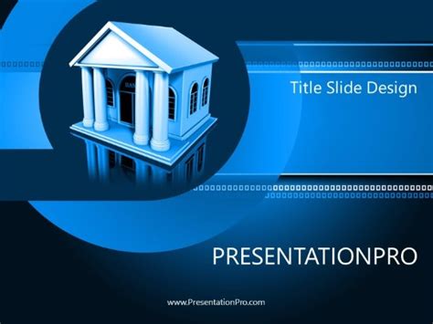 Banking Blue Business Powerpoint Template Presentationpro