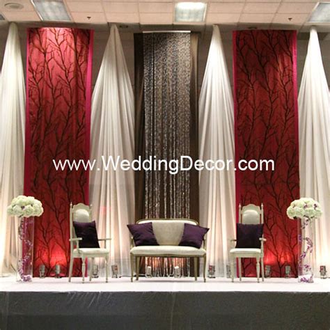 Wedding Backdrop Fuchsia Brown And Ivory A Fuchsia Brown Flickr