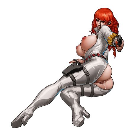 Rule 34 1girls After Sex Aiming Ass Black Widow Marvel Bodysuit Breasts Out Cum Female