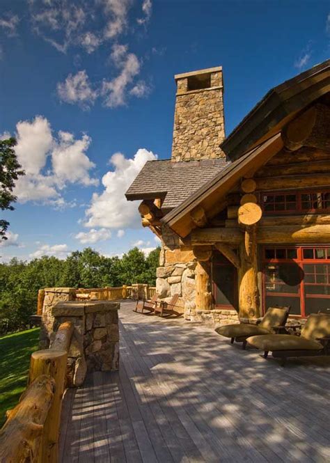 35 Awesome Mountain House Ideas Homemydesign Rustic House Log