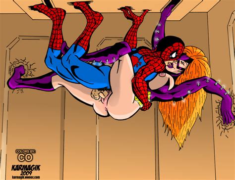 Titania And Spidey 3 Color By Karmagik Hentai Foundry