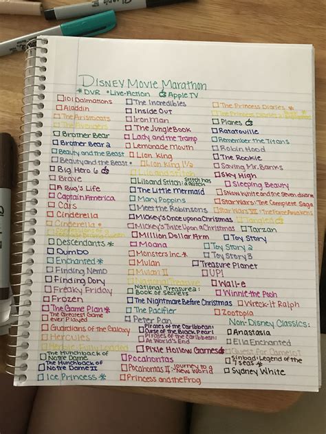 Join the adventures of captain jack and his nemesis, captain barbossa. Disney movie marathon list!!! Alphabetical, colorful ...