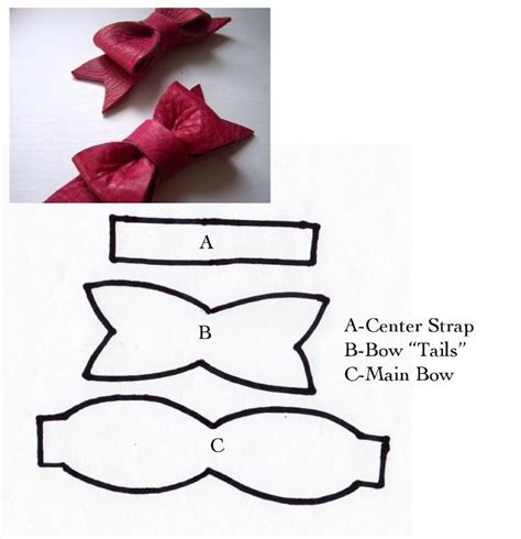 And i am a single of those people mothers who enjoys toward position very little hairbows and headbands within my babyâ€™s hair. Leather Bow Template by CraftElastic - Craftsy