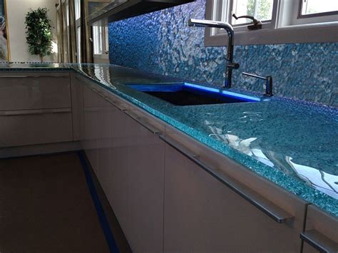 Glass Countertops Are The Newest Trend For The Kitchens Glass