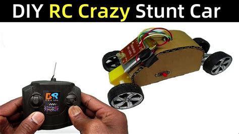 Diy Simple Remote Control Car Rc Stunt Car Cardboard Car Model
