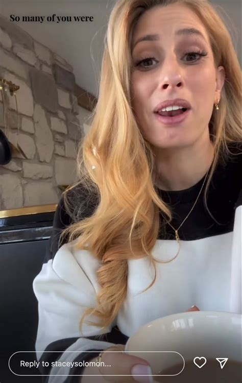 Stacey Solomon Fans Convinced Shes Given Birth After Spotting Instagram Clue Irish Mirror Online