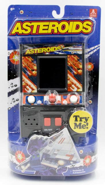 Retro Handheld Electronic Mini Arcade Game Atari Asteroids By Basic