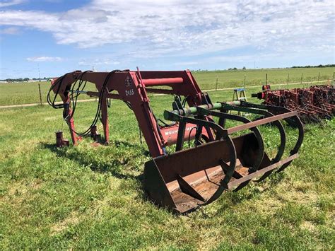 International 2455 Mount O Matic High Lift Tractor Loader Bigiron Auctions