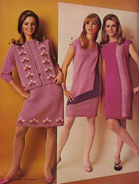 colorful women s knitting sweaters of the 1960s ~ vintage everyday