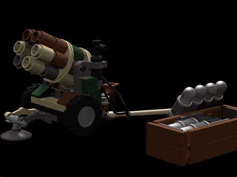 Lego Nebelwerfer 41 150mm And 42 210mm German Army Ww2 Rocket