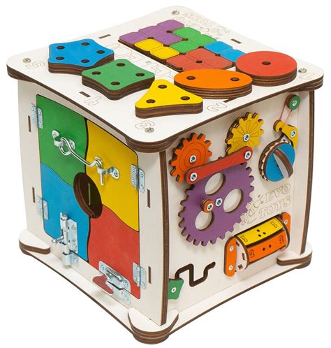 Busy Cube Medium Montessori Educational Activity Cube Etsy
