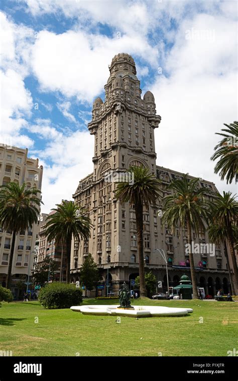 Montevideo Uruguay Palacio Salvo Stock Photo Alamy