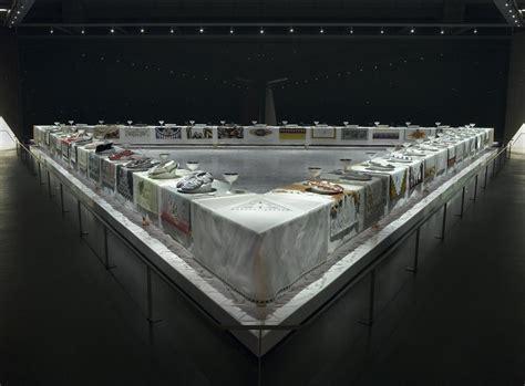 Chicago let the world know that she did not work alone and credited publicly the people who helped her. Brooklyn Museum: The Dinner Party by Judy Chicago