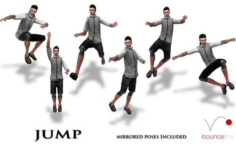 Second Life Marketplace Bounce This Poses Jump