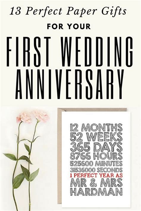 Paper wedding anniversary gifts for her. 13 Paper Gifts for your First Wedding Anniversary