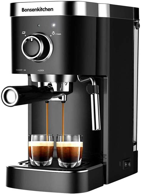 Bonsenkitchen Espresso Machine 20 Bar Coffee Machine Review Espresso