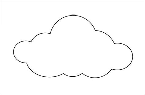 Cloud Template Clouds Printable Templates Printable Free
