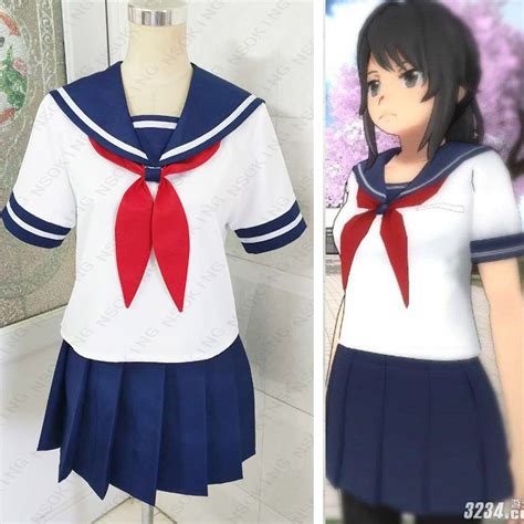 Yandere Simulator Ayano Aishi Yandere Chan Cosplay School Uniform