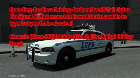 Gta 4 Xbox 360 Police Clan Youtube
