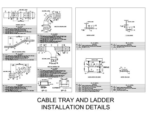 Instrument Cable Tray Layout Drawing