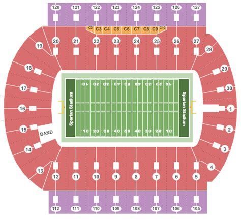 Maryland Football Stadium Seating Map