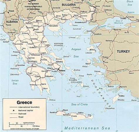 Mappa Della Grecia Cartina Della Grecia Mappe Mappa Grecia