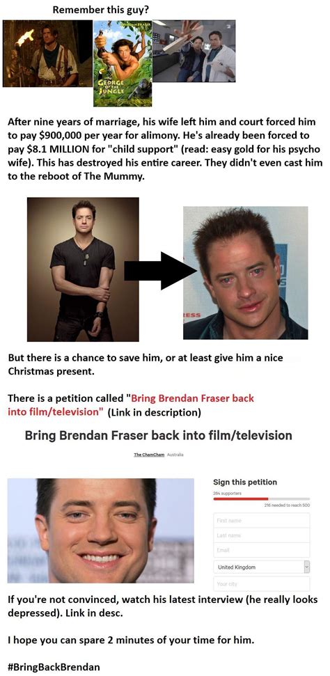 At memesmonkey.com find thousands of memes categorized into thousands of categories. #BringBackBrendan | Brendan Fraser's Alimony / Just Fuck ...
