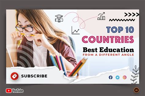 Education Youtube Thumbnails Graphic By 3djagan · Creative Fabrica