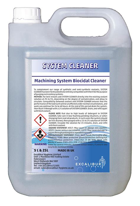 System Cleaner Biocidal Cleaner For Machining Systems 5 Litre
