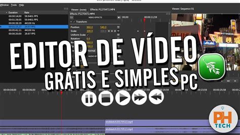 Editor De V Deo Gr Tis E Simples Para Pc Youtube