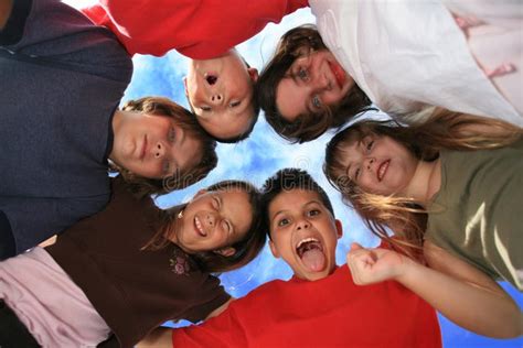 Happy Crazy Kids Stock Image Image Of Grouping Siblings 3264623