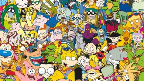 Nickelodeon Characters Poster Nickelodeon Cartoons Cartoon