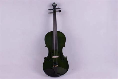 4 String 44 New Electric Acoustic Violin Dark Green Color 1 2512