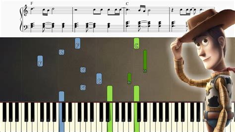 Toy Story Youve Got A Friend In Me Piano Tutorial Sheets Youtube