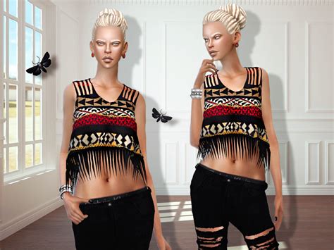 The Sims Resource Mfs Tribal Top