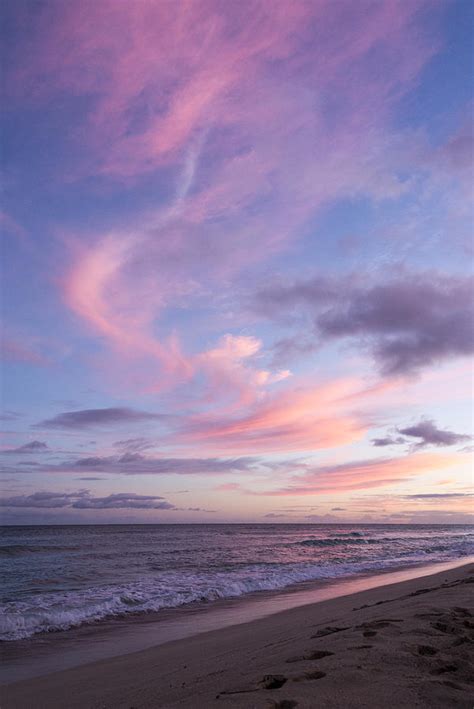 Pink Ewa Beach Sunset Oahu Hawaii Photograph By Brian Harig Fine Art America