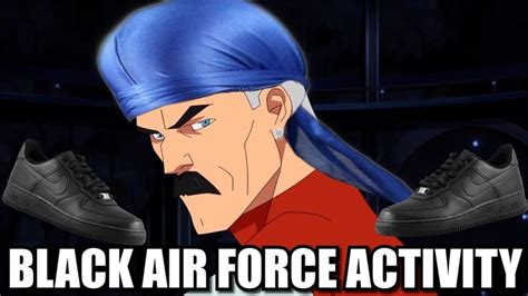 Omni Man Has Black Air Force Activity Force Activities Air Force