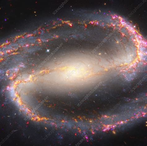 Galaxy Ngc 1300 Composite Image Stock Image C0574338 Science
