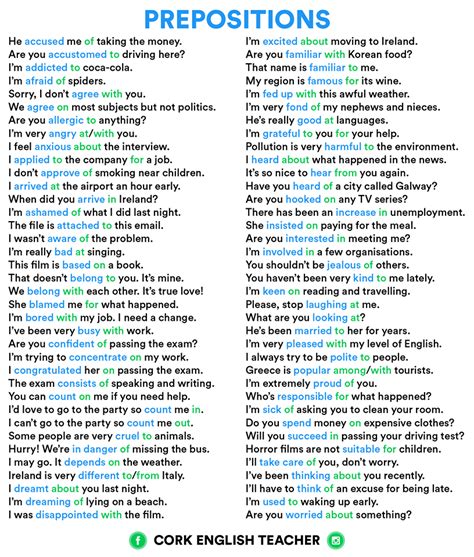 There are a number of different types of prepositional phrases. 👉 100+ Prepositional Phrase Sentences List & Prepositions - MyEnglishTeacher.eu Blog