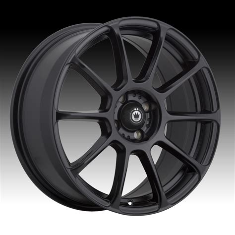 Konig Runlite R1 Matte Black Custom Rims Wheels Konig Custom Wheels