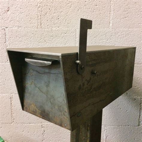 Custom Metal Mailbox Rural Mail Box Heavy Duty Iron Steel Industrial