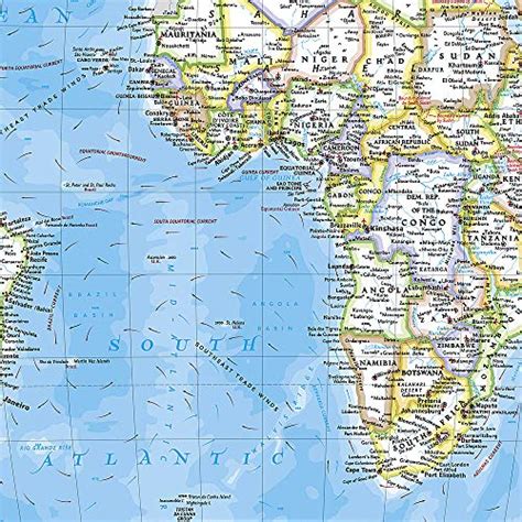 National Geographic World Wall Map Classic Laminated